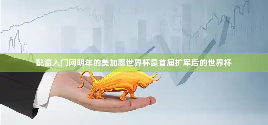 配资入门网明年的美加墨世界杯是首届扩军后的世界杯